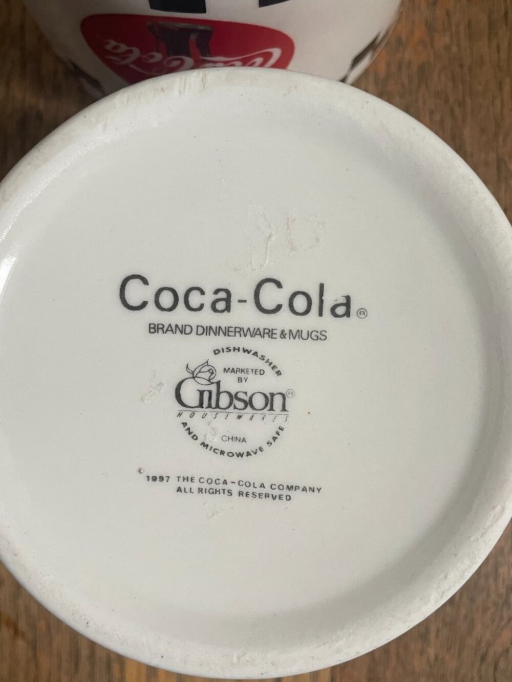Coca-Cola Vintage Mugs 1997 by Gibson - Picture 7 of 7